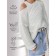 Свитер для девочки Amarobaby Knit Trend, рост 146 см, цвет белый