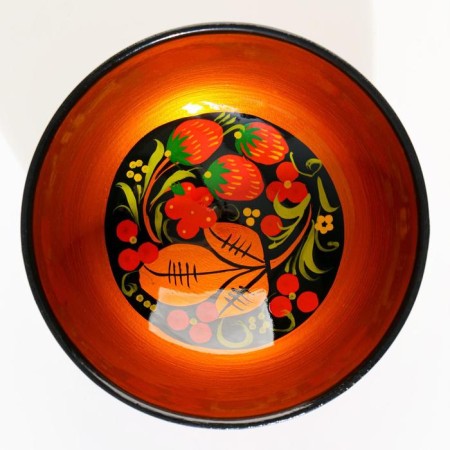 Cup "Berry", medium, 15 × 7 cm, Khokhloma-3