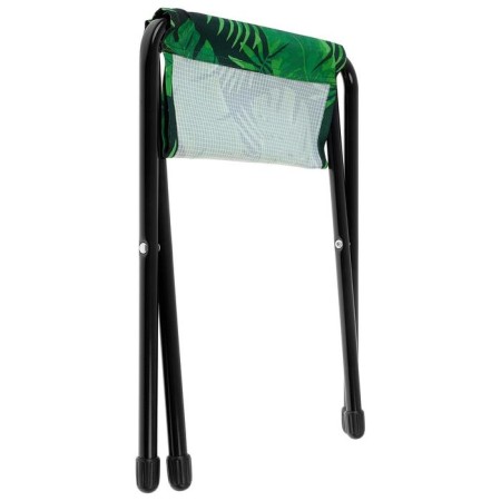 Folding stool/2, 36 x 30 x 36 cm, tropical leaves-5