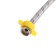 Flexible eyeliner for water zein, 1/2 ", tuzer nut, 80 cm, with a key for installation