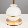 Mirabella table lamp E27 40W gold 28x28x44 cm Risalux