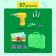 Designer in the suitcase "Color and shape", with electric screwdriver, 2 cards, 57 parts