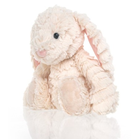 Soft Gulliver toy "Rabbit Persik", beige color, 26 cm-5