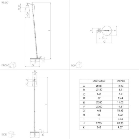Kanterras E27 1x40W floorshore-2