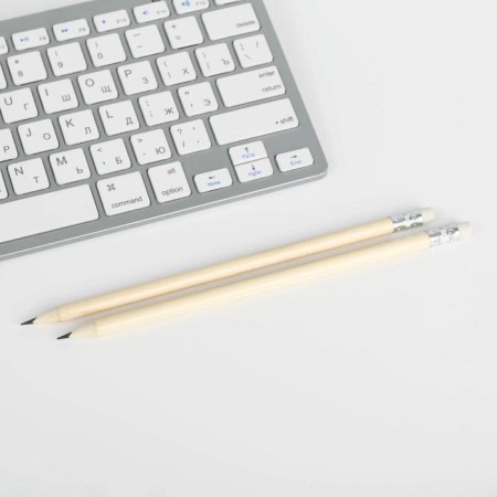Chancellery set "Brain": eraser 2 pcs, notebook, pencils-6