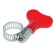 Chervyki clamp with the "lamb" Zein, through the surge, diameter 8-12 mm, galvanized