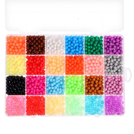 New Year. Aquamosaic "New Year's set", 2400 balls, 24 figures-14
