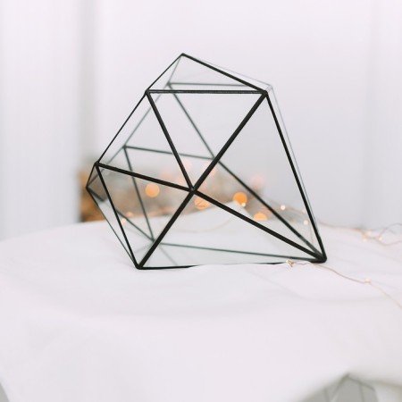 Florarium "Diamond" (Switch silver)-4