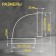 Division Zein, flat, horizontal, ventilation, 60 x 204 mm