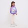 Baby backpack on lightning, 3 outer pockets, purple color