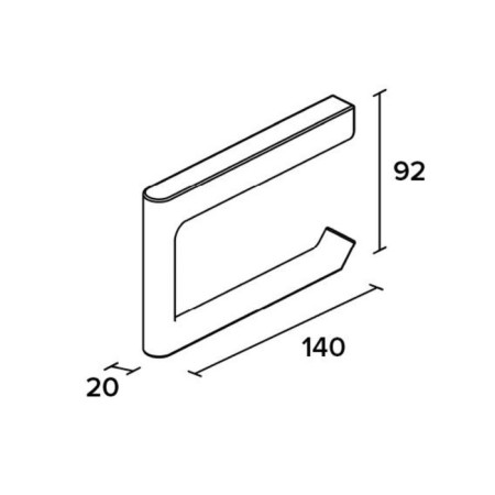 Twal toilet holder Cut102-1