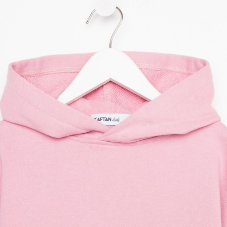 Худи для девочки KAFTAN "Basic line", размер 40 (158-164), цвет розовый-9