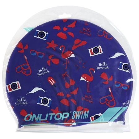 Swiming hat for children's Onlitop, silicone, girth 46-52 cm-4