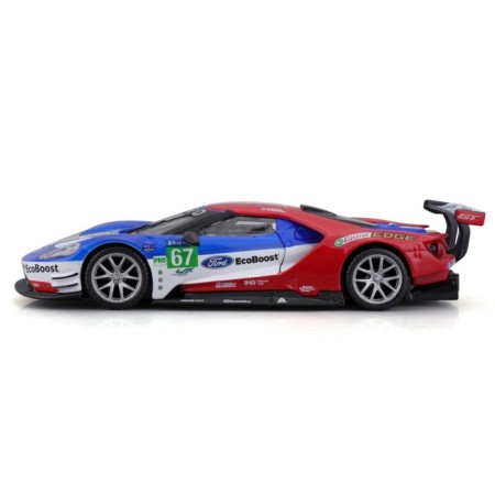 Racing machine BBURAGO 2017 Ford GT, DIE-CAST, 1:32, red-blue color-8