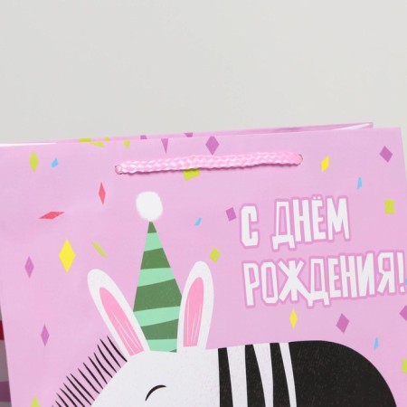 Gift package laminated, packaging, “Birthday”, ML 21 x 25 x 8 cm-3