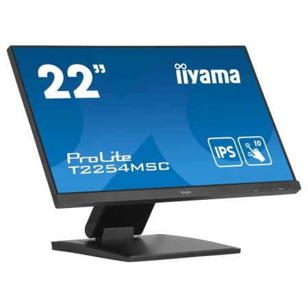 Monitor IIYAMA 21.5 "Prolite T2254MSC-B1AG Black IPS LED 16: 9 HDMI M/M glossy HAS 250CD 107891-4