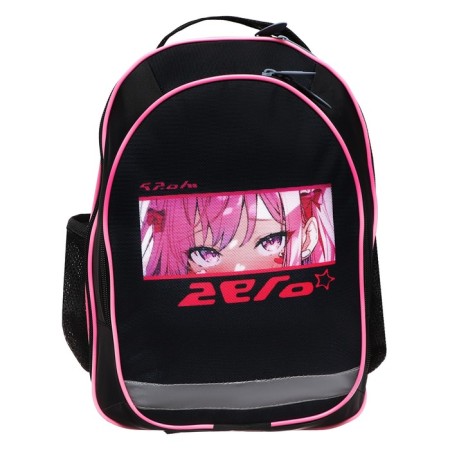 School backpack, 37 x 27 x 16 cm, ergonomic back, calligrata b "Anima eyes"-7