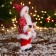 Santa Claus "In a suit with ornament" 20 cm, red