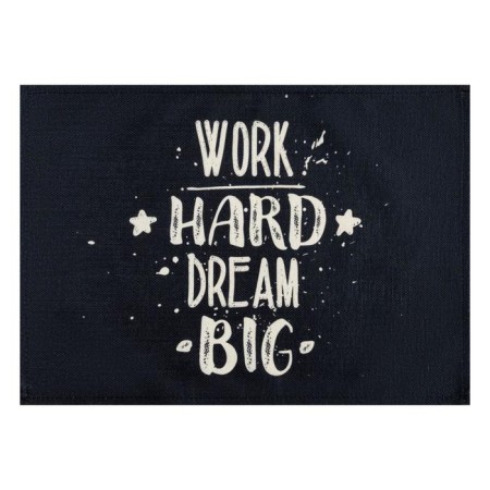 Салфетка на стол Доляна Work hard dream big, 30х45 см, полиэстер 100%-1