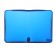 Plastic folder A4, 325 x 230 x 25 mm, lightning around, calligrata "office", PM-A4-11, 0.5 mm, color, texture "sand", blue