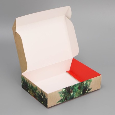 Folding box “Warm and comfort in the new year!”, 21 x 15 x 5 cm, New Year-4