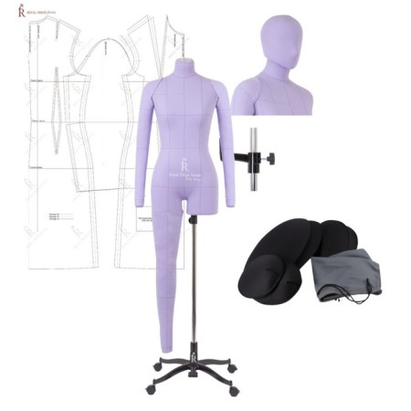 Pentornovsky Monica mannequin, Art, size 46, lilac color, pads, hands, leg and head