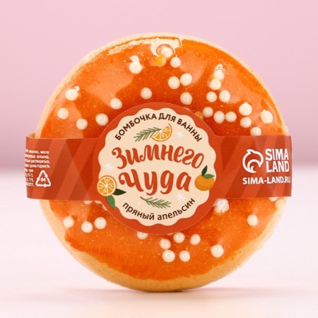 Buckwoman for a bath, 120 g, spicy orange aroma, new year-1