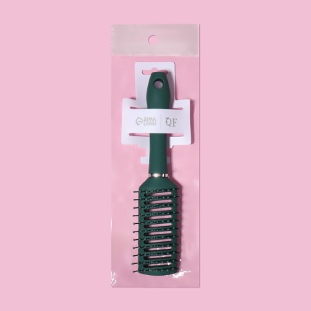 Combing, ventilated, 5.5 × 23 cm, green color-4