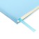 PROVINARY NOT LEARNED, 80 sheets, 100x170 mm, Devente.Jane, soft cover of PVC, elastic band, perforation, liesse, block 70%, blue