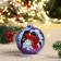 Christmas ball D-8 cm "bullfinch" mix
