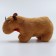 Soft toy "Capybara. Wise guy ", 10 cm, with glasses and butterfly
