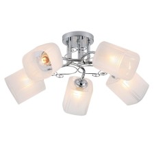 Ceiling light ESCADA, 1105/5PL. 5x40W, E27, 500x500x230 mm, chromium color