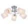 Ceiling light ESCADA, 1105/5PL. 5x40W, E27, 500x500x230 mm, chromium color
