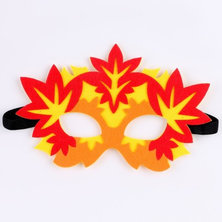 Carnival set "Autumn Joy": Mask and Bracelets-8