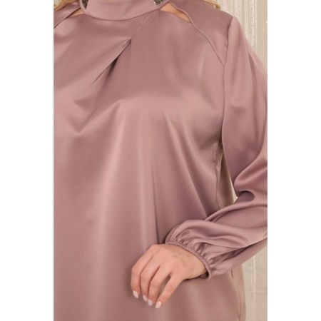 Women's dress, size 50, pink color-3
