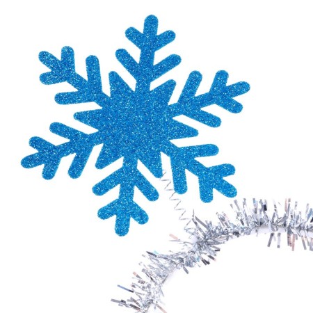 Carnival rim "snowflake", blue color-2