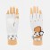 Mittens female, dimensionless, white color