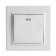 Switch (switch) electric cross 1-clavy, Stekker Erna, PSW10-9009-01, Bely 1022451