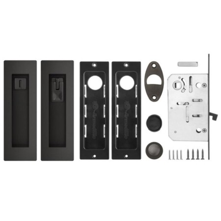 Set for sliding doors SH011 URB BPVD-77, the color of the warmed nickel-3