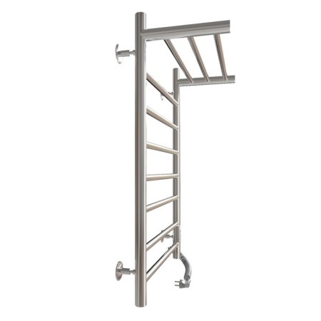The electric heated towel -heated “Sanprise” Aurora P8, 500x800 mm, with a shelf, right, chrome-10
