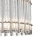 Suspended Indigo, 12025/7p Chrome. 7x40W, E14, 600x600x375/1575 mm, transparent color