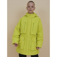 Vetrovka for girls, height 104 cm, lime color