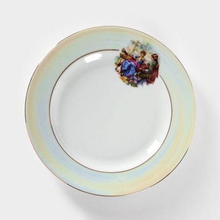 Porcelain plate "Madonna", d = 24 cm, white-5