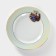 Porcelain plate "Madonna", d = 24 cm, white