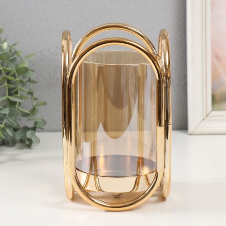 Climber Metal "Octavia" gold d = 9.5 cm 12.3x12.3x20 cm-2