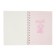 Notebook Gift Book on the comb 80l, line, color block, PVC Cat cover 3D (17.6x13.5cm) 105