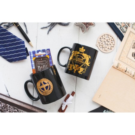 Ceramic mug "best man", 300 ml, black color-7