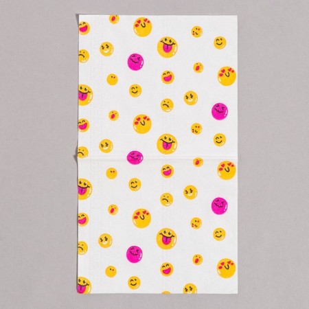 Paper napkins "Smile", 60 pcs in a bag, 3 layers-7