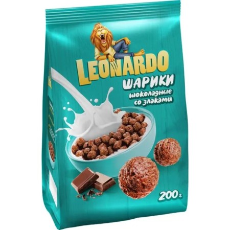 Ready breakfast "Leonardo" chocolate balls, 200 g