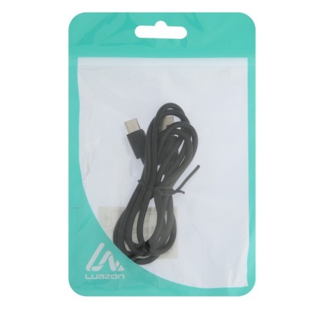 Luazon, Type -C - USB, 2 A, 1 m, black cable-3